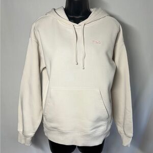 Women’s Cream Fila Hoodie (size: small)